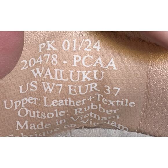 OluKai | Wailuku Lace Up Peach Swell Running Sneakers 20478-PCAA Womens Size 7 - Picture 6 of 7